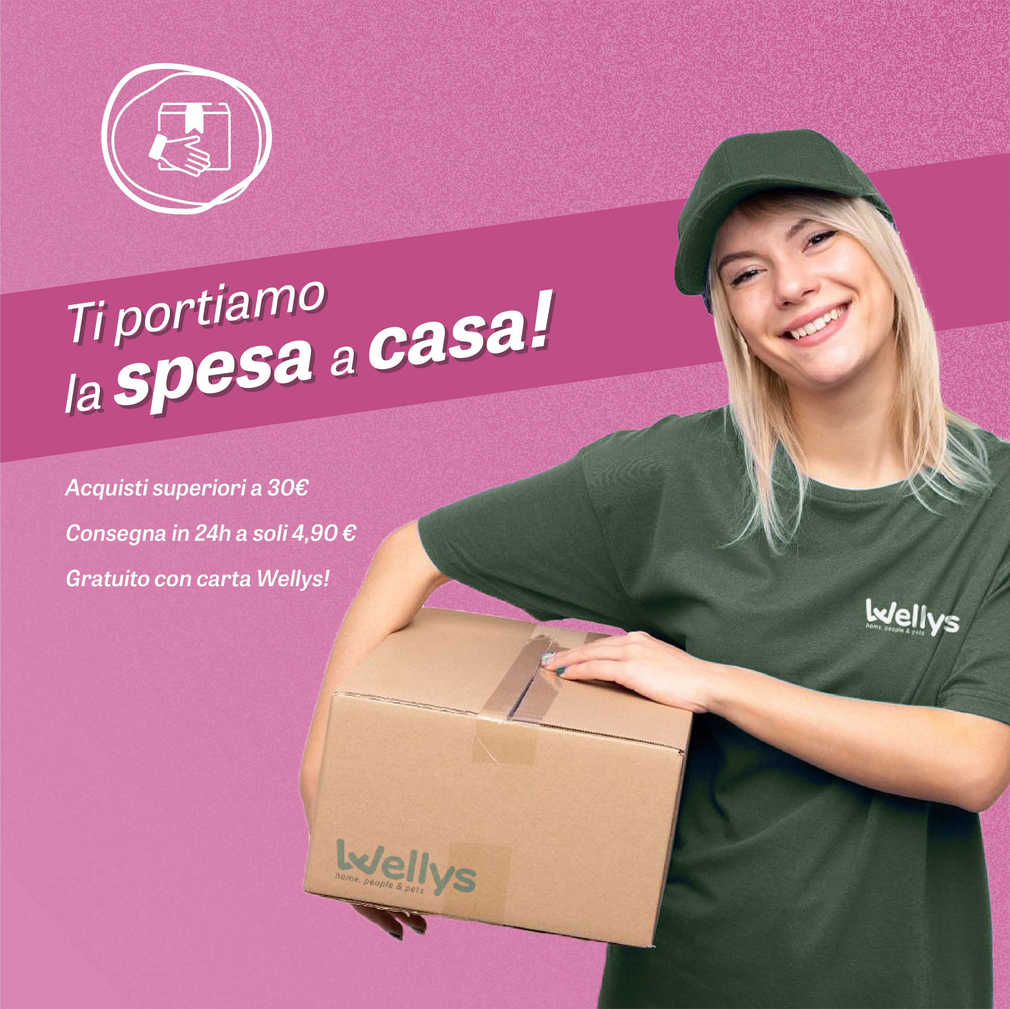 Wellys servizi: consegna a domicilio